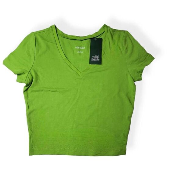 Wild Fable  V-Neck  Slim Fit CropTop Small - Picture 1 of 2